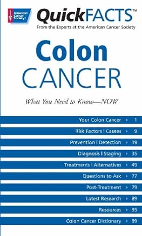 Quick Facts Colon Cancer cover