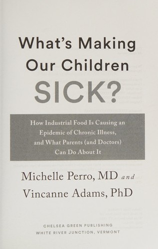 What's Making Our Children Sick? cover